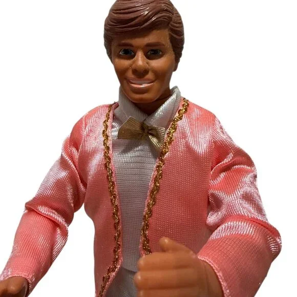 Vintage Ken Doll Pink & White Tuxedo and Extra Shirt - Picture 4 of 9